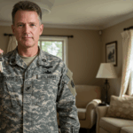 Military service member in uniform - We Buy Houses Virginia helps military families sell homes fast during PCS moves